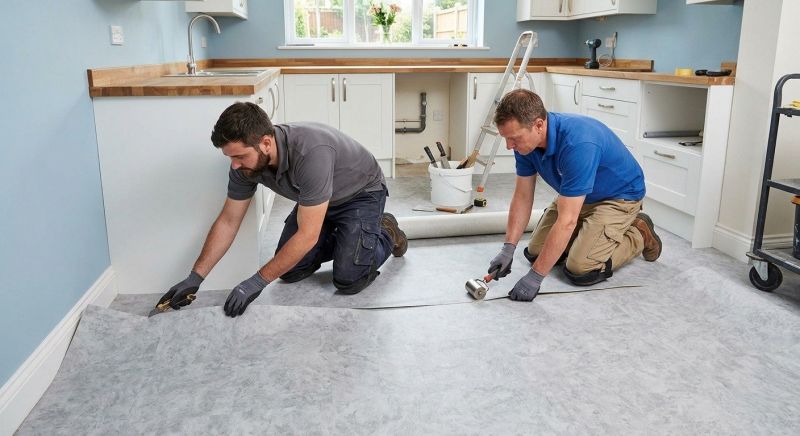 Sheet Linoleum Installation in Kingston, OK