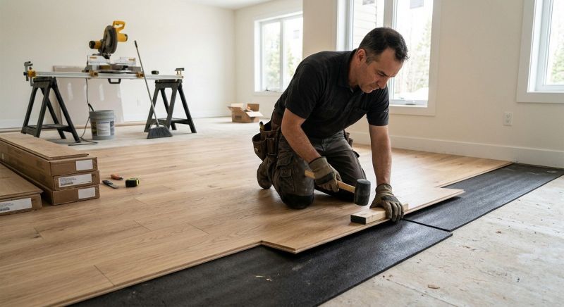 Engineered Wood Installation in Sherman, TX