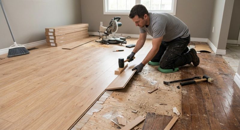 Laminate Floor Installation in Pottsboro, TX