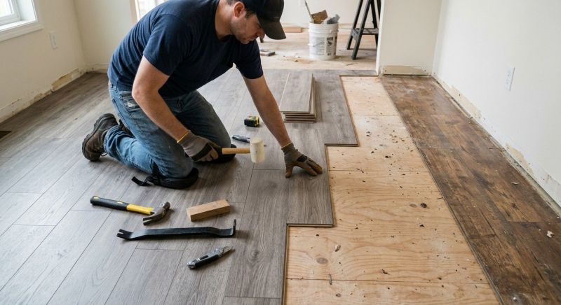 Laminate Floor Replacement in Anna, TX