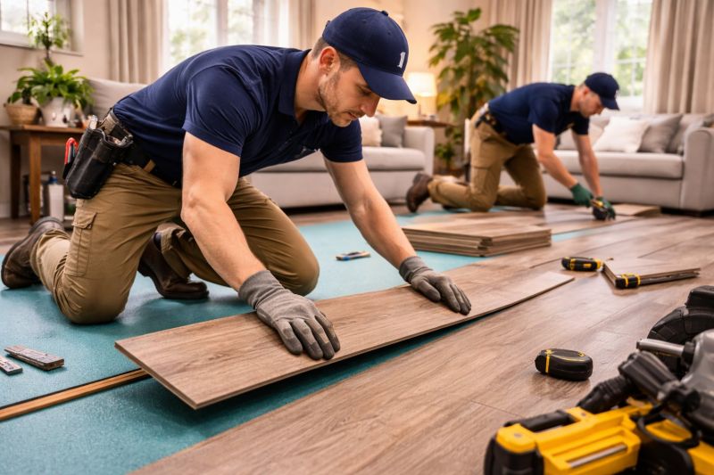 Laminate Floor Replacement in Kingston, OK