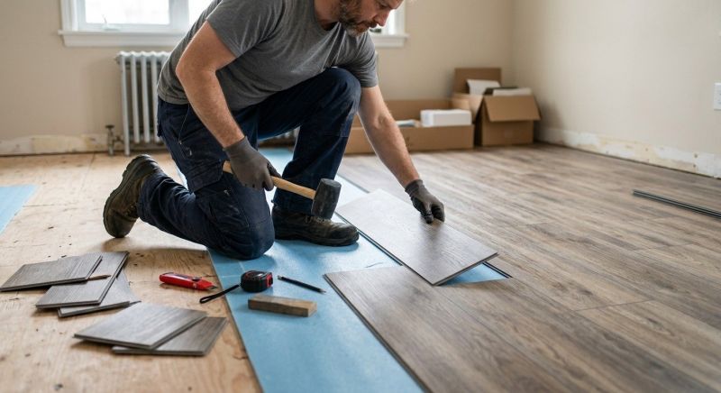 Linoleum Floor Installation in Collinsville, TX