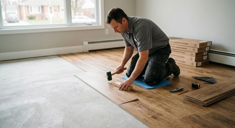 Linoleum Floor Installation in Kingston, OK
