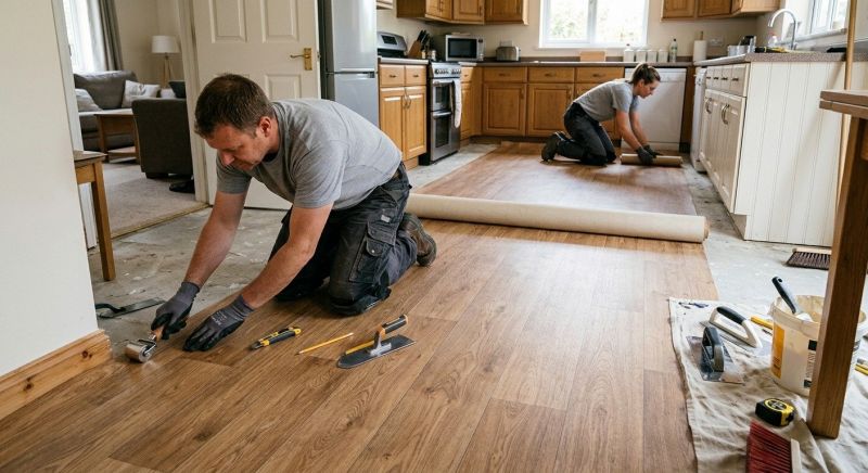 Linoleum Floor Installation in Sherman, TX