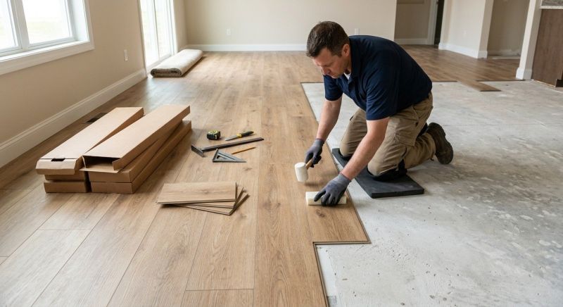 Luxury Vinyl Tile Installation in Collinsville, TX