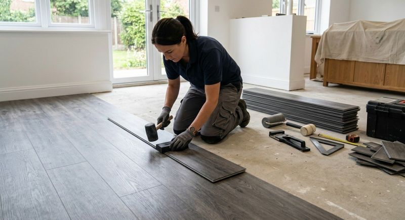 Luxury Vinyl Tile Installation in Denison, TX
