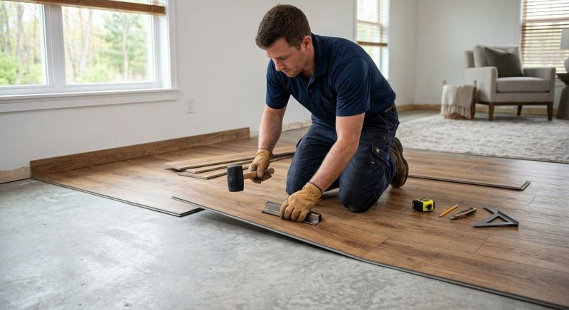 Luxury Vinyl Tile Installation in Trenton, TX