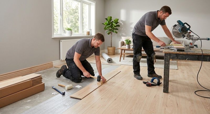Plank Laminate Installation in Sherman, TX