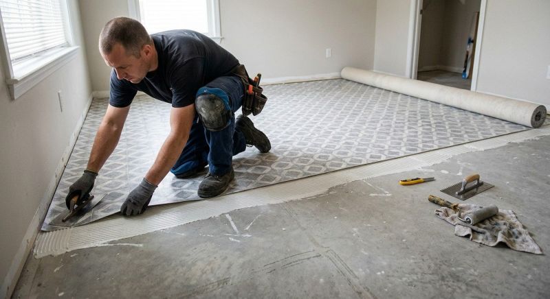 Sheet Flooring Installation in Celina, TX