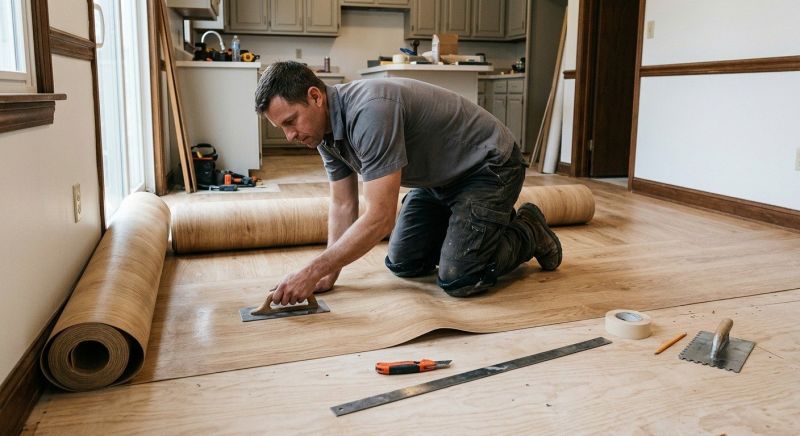 Sheet Flooring Installation in Celina, TX