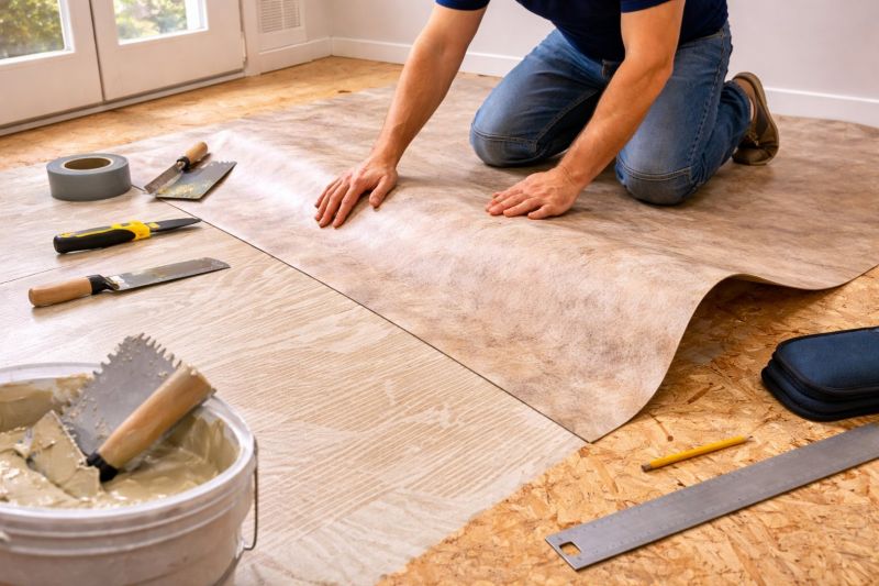 Sheet Flooring Installation in Grayson County, TX