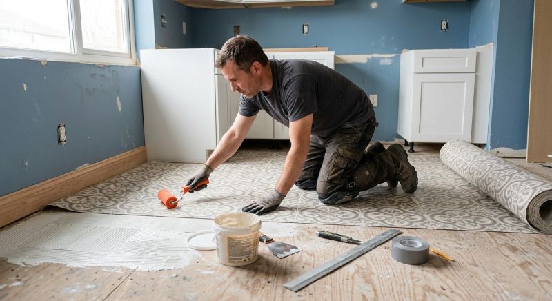 Sheet Flooring Installation in Kingston, OK