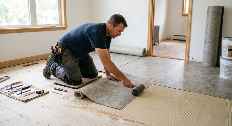 Sheet Flooring Installation in Pottsboro, TX