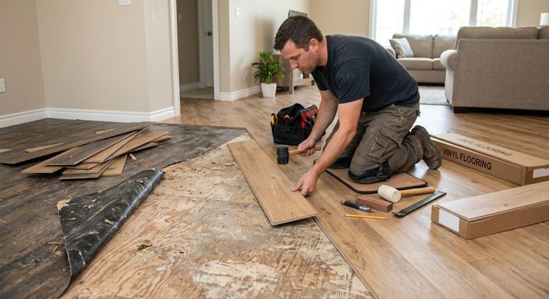 Vinyl Floor Replacement in Sherman, TX