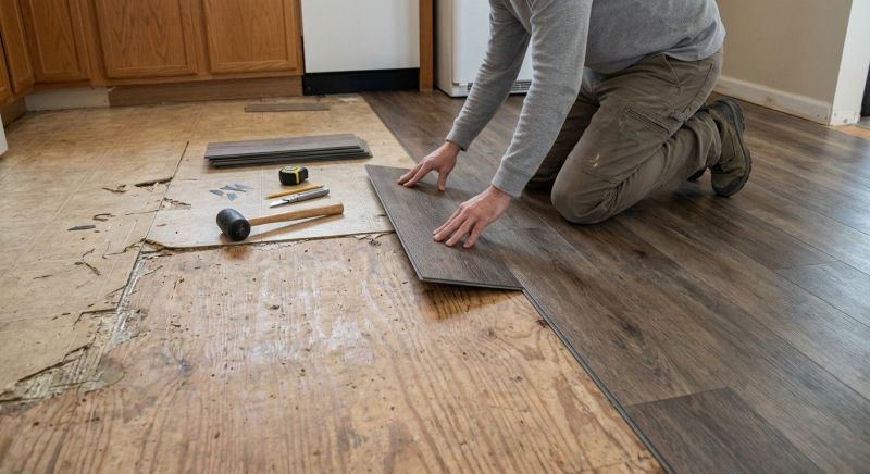 Vinyl Flooring Installation in Gunter, TX