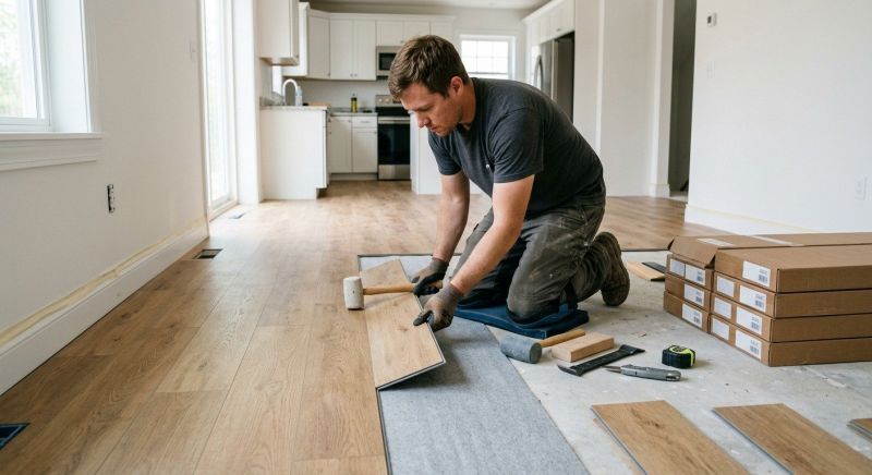 Vinyl Plank Floor Installation in Sherman, TX