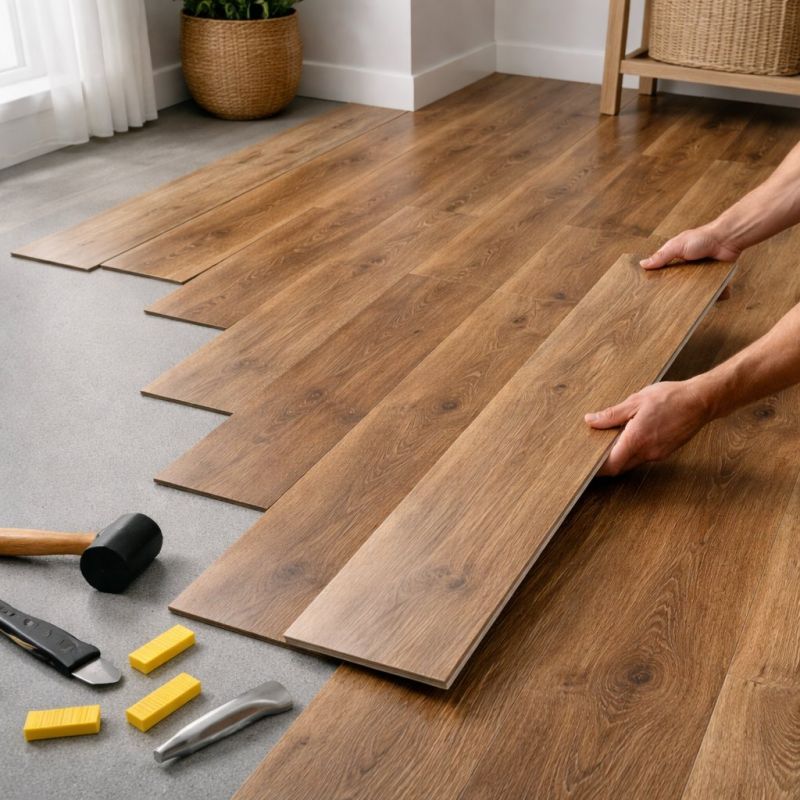 Vinyl Plank Floor Installation in Sherman, TX