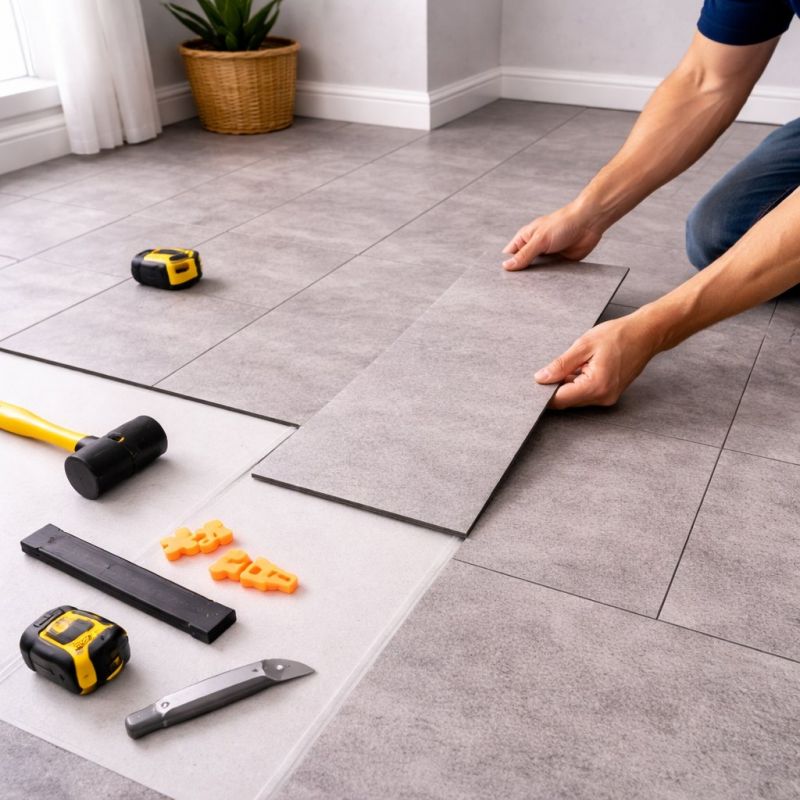 Vinyl Tile Replacement in Sherman, TX